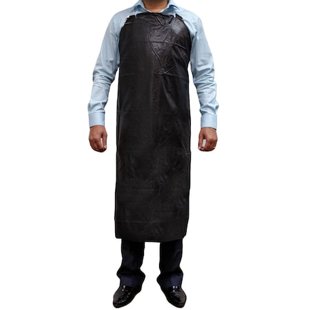 Safe Handler PVC Apron Prevent Bacterial Growth, Black, OSFM BLSH-ES-PVC-AP2B